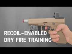 リコイル対応 空 & エアソフトピストル用 乾式空撃トレーニングレーザーカートリッジ レーザー射撃シミュレーター