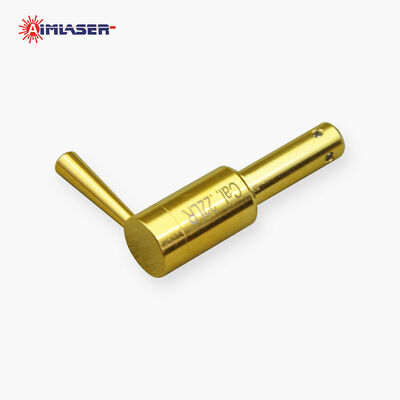 .22 LR レーザーボアサイト ハンドル付き 金メッキレーザーカートリッジチャンバー .22 LR 口径ピストルとライフル用